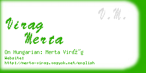 virag merta business card